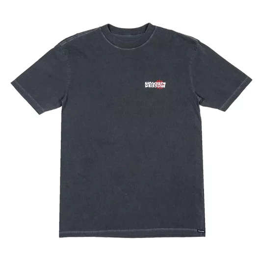 Camiseta Volcom Brain Storm Cinza Escuro