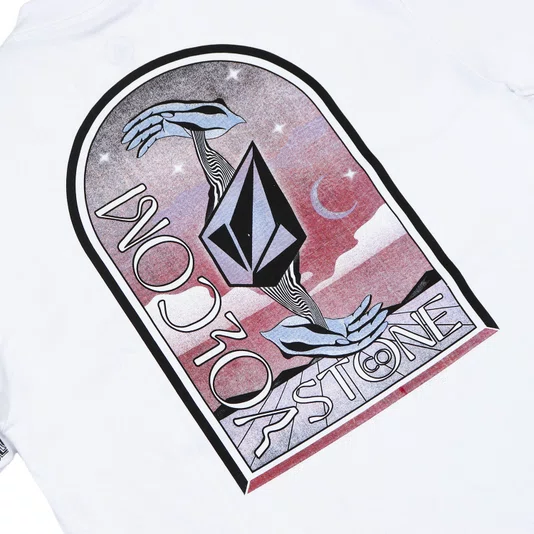 Camiseta Volcom Comfort Light Work Branco
