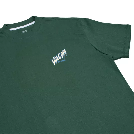 Camiseta Volcom Comfort Meow Verde