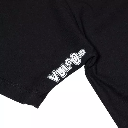 Camiseta Volcom Comfort Snake Peace Preto