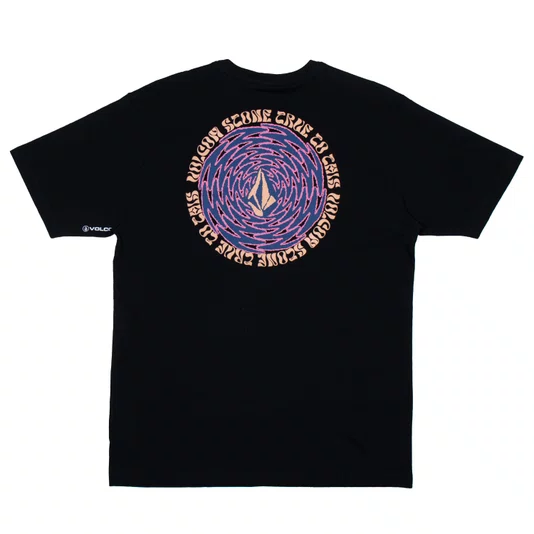 Camiseta Volcom Cylinderz Preto