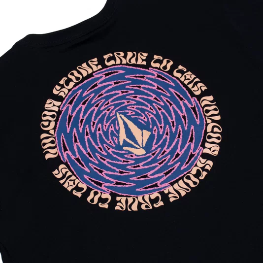 Camiseta Volcom Cylinderz Preto