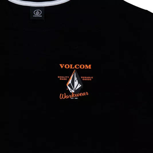 Camiseta Volcom Enamel Preto