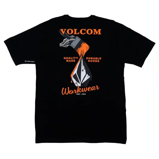 Camiseta Volcom Enamel Preto