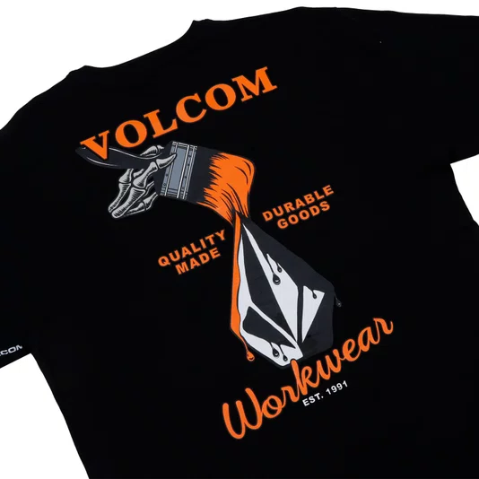 Camiseta Volcom Enamel Preto