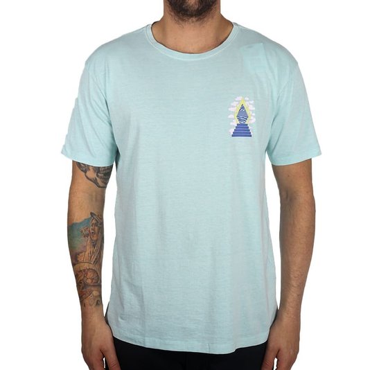 Camiseta Volcom Esp Mc Altarium Verde Agua