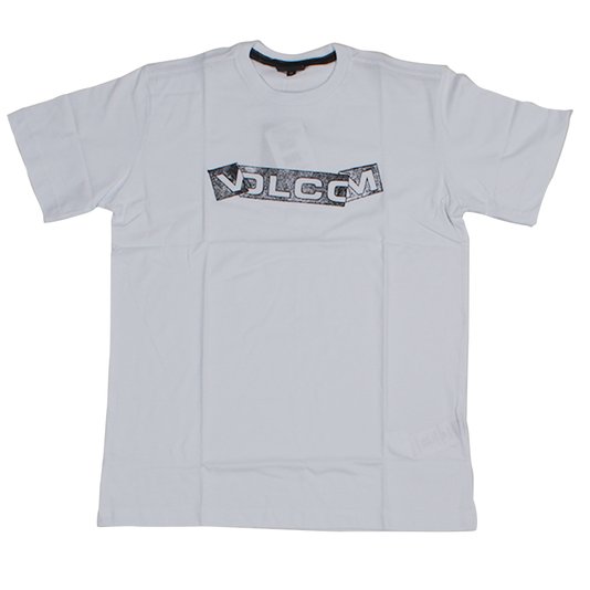 Camiseta Volcom Fooled Infantil Branco