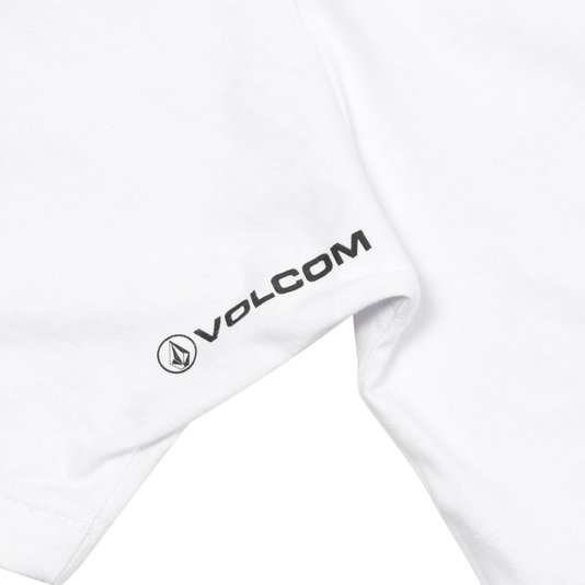 Camiseta Volcom Iconic Branco Oversize Big