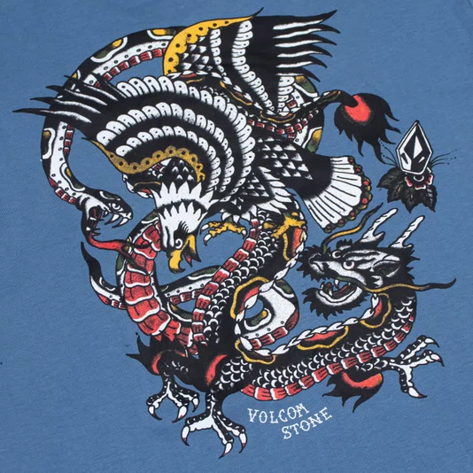 Camiseta Volcom Lintel Classic Azul