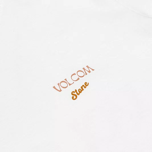 Camiseta Volcom Pocket Dial Feminina Branco
