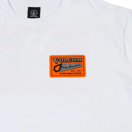 Camiseta Volcom Sawstone Branco