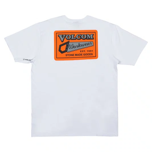 Camiseta Volcom Sawstone Branco