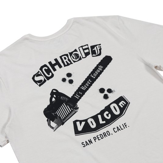Camiseta Volcom Schroff Off White