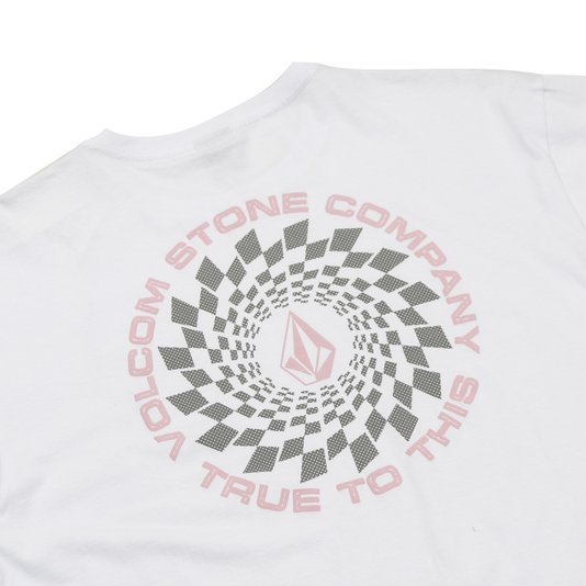 Camiseta Volcom Silk Rabbit Hole Branco