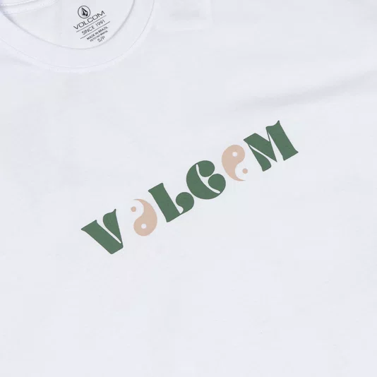 Camiseta Volcom Stone Art Up Feminina Branco