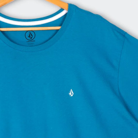 Camiseta Volcom Stone Blanks Big Azul