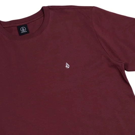 Camiseta Volcom Stone Blanks Bordo