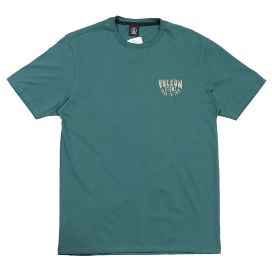 Camiseta Volcom Stone True To This Verde