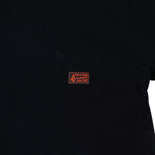 Camiseta Volcom Workwear Certified Preto