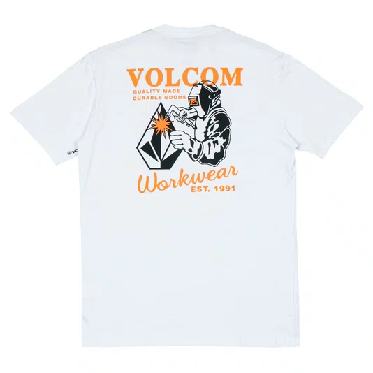 Camiseta Volcom Workwear Welder  Branco