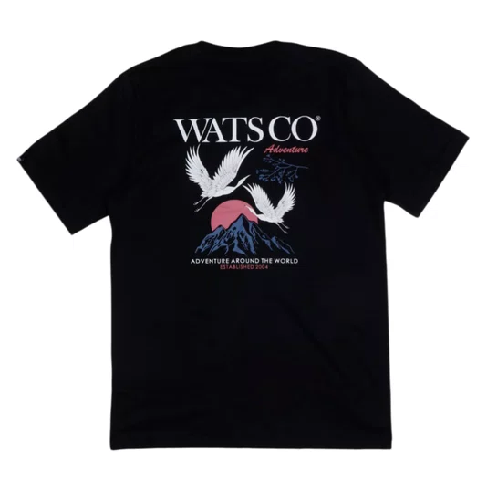Camiseta Wats Adventure Preto