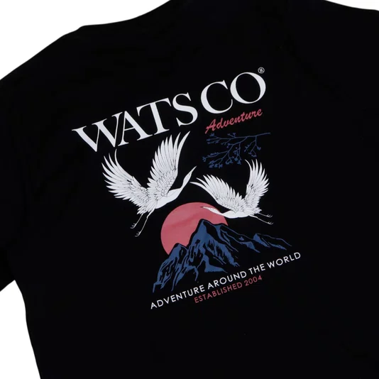 Camiseta Wats Adventure Preto