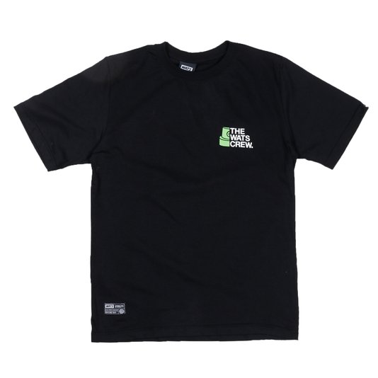 Camiseta Wats Cap Preto