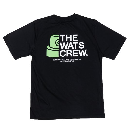 Camiseta Wats Cap Preto