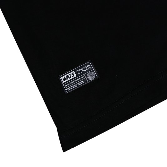 Camiseta Wats Cap Preto