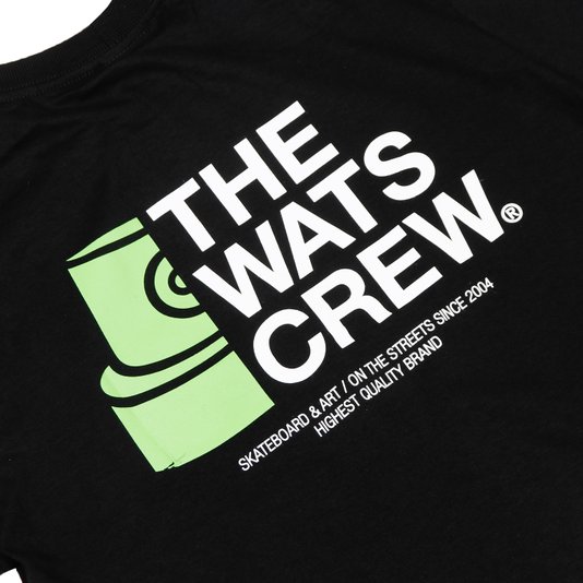 Camiseta Wats Cap Preto