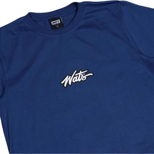 Camiseta Wats Chaveiro Azul Jeans