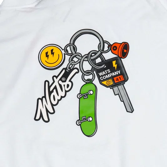 Camiseta Wats Chaveiro Branco