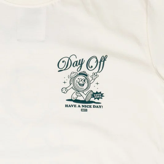 Camiseta Wats Day Off Off White