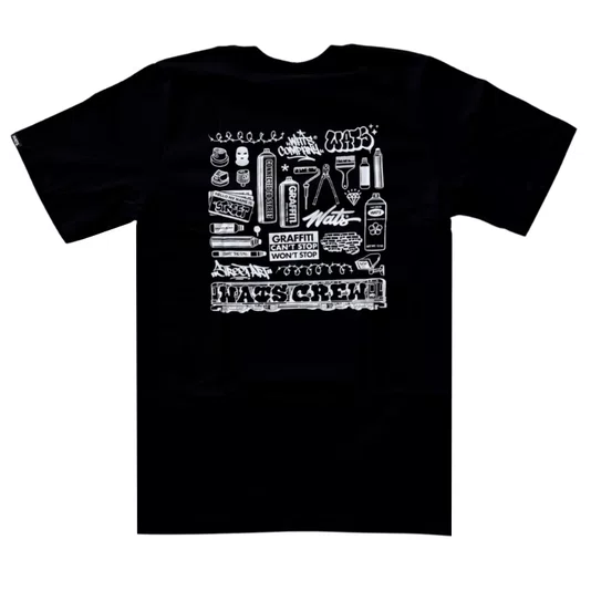 Camiseta Wats Elementos Preto