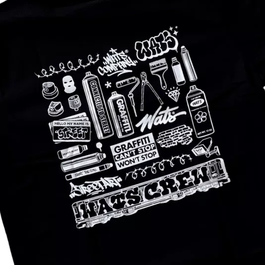 Camiseta Wats Elementos Preto