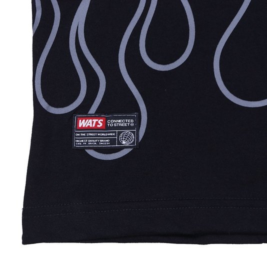Camiseta Wats Fire Preto