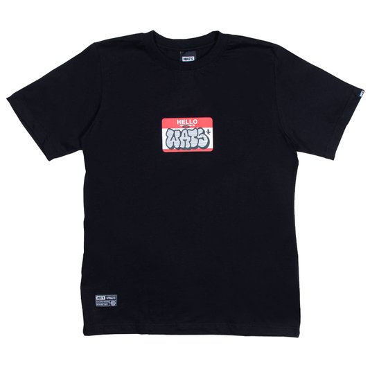 Camiseta Wats Hello Preto