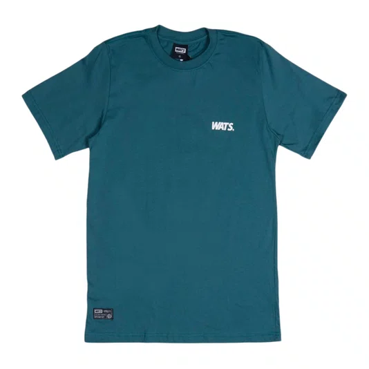 Camiseta Wats Logo Boton Verde
