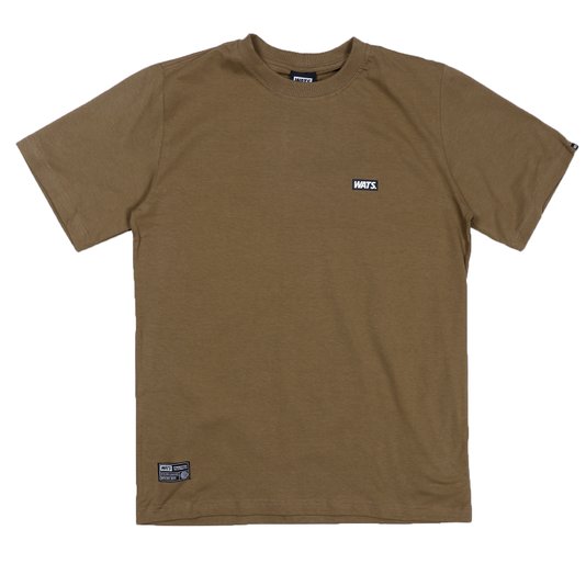 Camiseta Wats Small Box Caqui