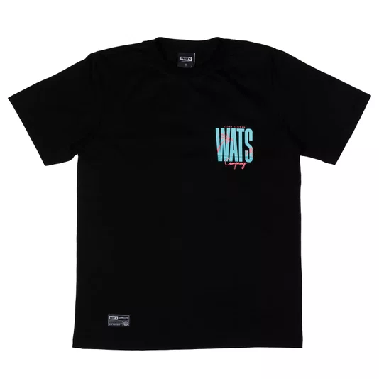 Camiseta Wats Summer Preto