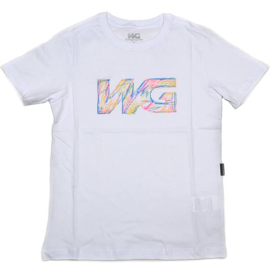 Camiseta Wave Giant Infanto - Juvenil Scribble Branco