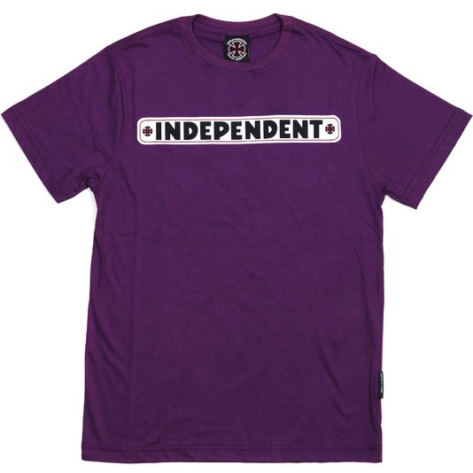 Camsieta Independent Juvenil Bar Logo 3 Roxo