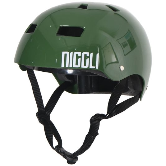Capacete Niggli Pads Iron Pro Light Brilho Verde