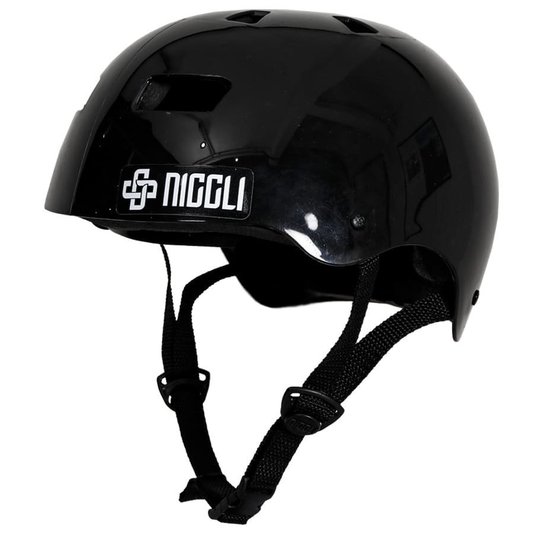 Capacete Niggli Pads Iron Pro N1 Preto