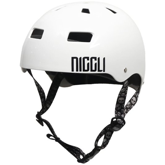 Capacete Niggli Pads Italo Penarrubia Pro Model Branco