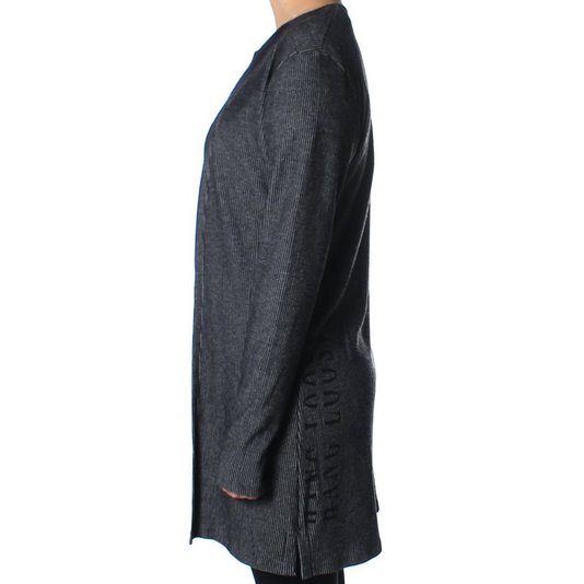 Cardigan Hang Loose Blanch Cinza Escuro