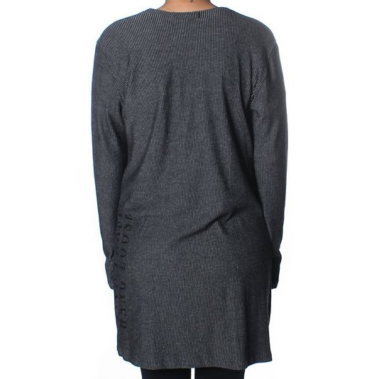 Cardigan Hang Loose Blanch Cinza Escuro
