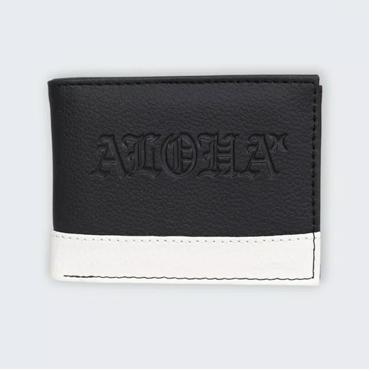 Carteira Hurley Aloha Preto/Branco