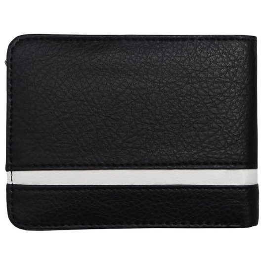 Carteira Hurley Stripe Preto/Branco