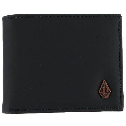 Carteira Volcom Block Stone Preto